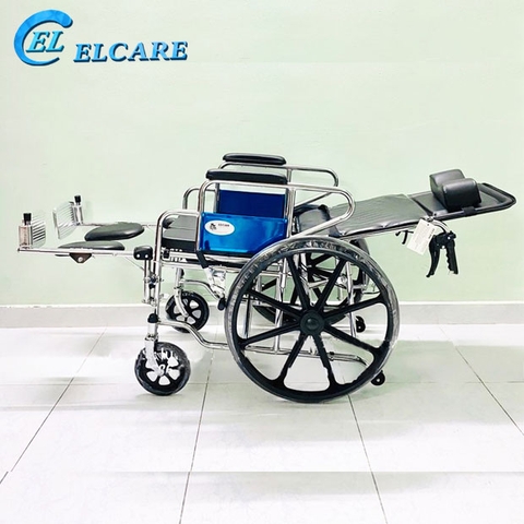 Xe Lăn Đa Năng Lucass X7B Vành Đúc Ngả Nằm Kèm Bô