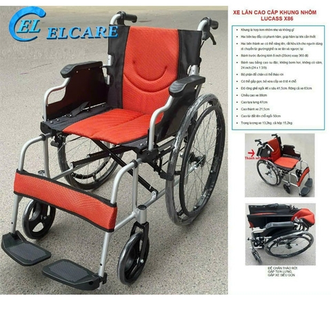 Xe Lăn Tay Lucass X86 New