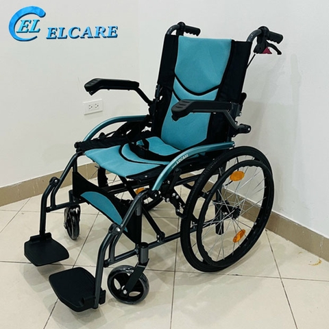 Xe lăn hợp kim nhôm siêu nhẹ Lucass X63L New Nâng Cấp