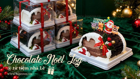 Chocolate Noël Log - Khúc Gỗ Ngọt Ngào Mùa Giáng Sinh