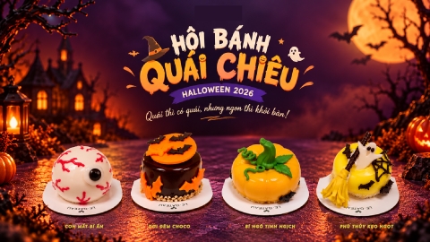 HỘI BÁNH QUÁI CHIÊU ĐÃ ĐỔ BỘ - HALLOWEEN 2026