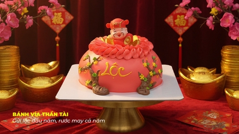 BÁNH VÍA THẦN TÀI – GỬI LỘC ĐẦU NĂM, RƯỚC MAY CẢ NĂM