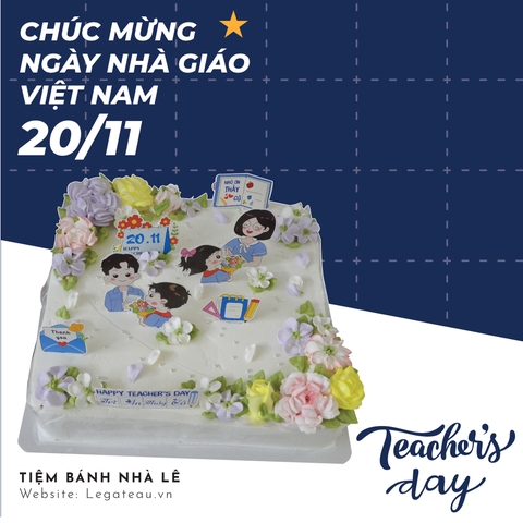 Bánh kem tri ân ngày Nhà giáo Việt Nam 20/11