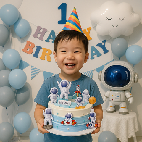 Combo bánh sinh nhật & set phụ kiện trang trí