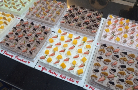 Bánh cắt miếng, bánh cho các ngày sự kiện