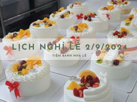 Thông báo lịch nghỉ lễ 2/9/2024