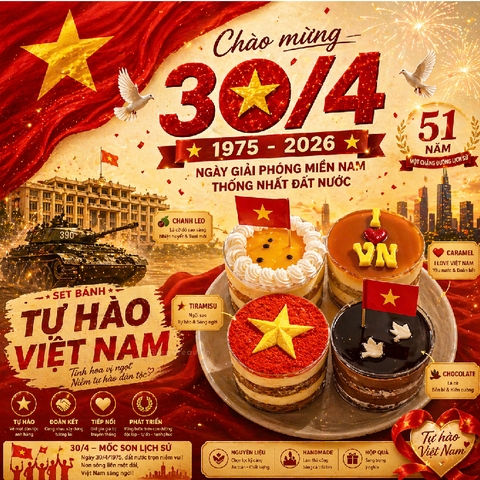 Set bánh tự hào Việt Nam