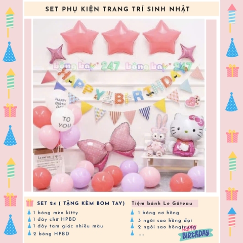 Bộ trang trí sinh nhật (SS024)