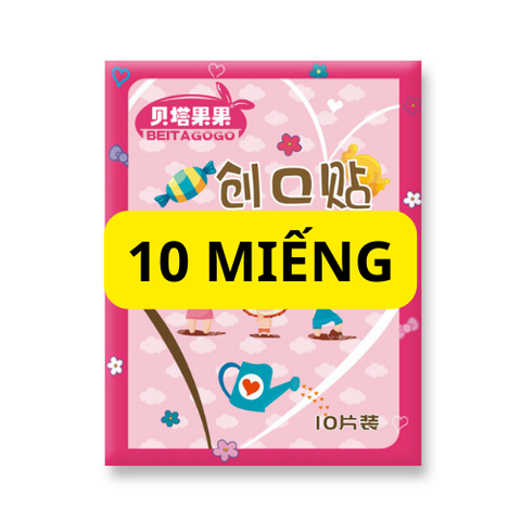 Băng cá nhân cute chống nước cho bé và người lớn, bảo vệ vết thương