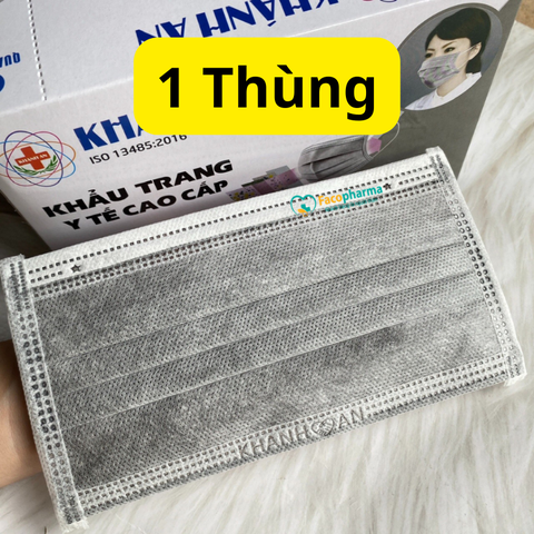 Khẩu trang y tế 4 lớp kháng khuẩn Khánh An 50 cái/hộp