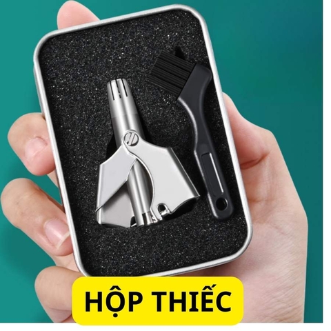Dụng cụ tỉa lông mũi cầm tay tiện lợi, chất liệu thép không rỉ bền bỉ - Dạng que