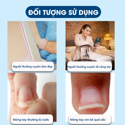 Dũa móng tay nano cao cấp giúp tạo form móng đẹp và làm sạch móng