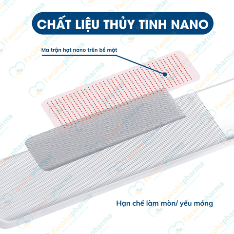 Dũa móng tay nano cao cấp giúp tạo form móng đẹp và làm sạch móng