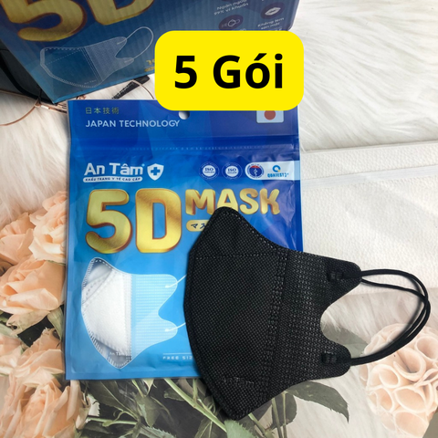 Khẩu trang 5D An Tâm giá tốt thùng 100 cái