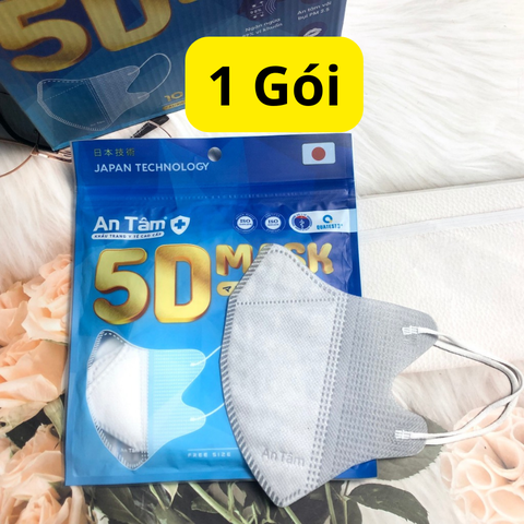 Khẩu trang 5D An Tâm giá tốt thùng 100 cái