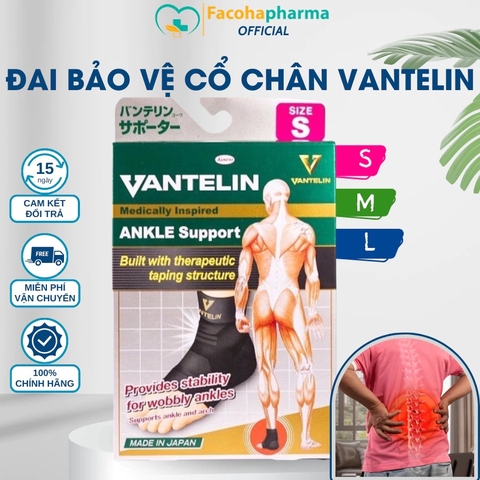 Băng quấn cổ chân Vantelin Nhật Bản bảo vệ cơ thể khi chơi thể thao