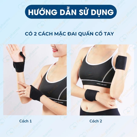 Băng cổ tay phát nhiệt thiết kế Công Thái Học giúp bảo vệ cổ tay, giữ ấm, điều hòa khí huyết
