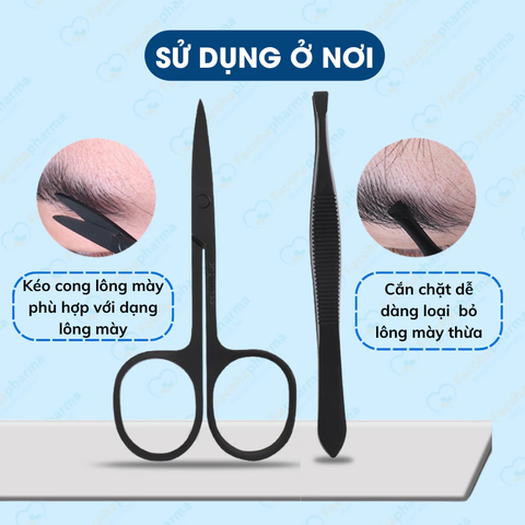 Bộ cắt móng tay 7 món cao cấp chất liệu thép không rỉ bền bỉ