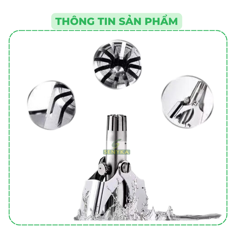 Dụng cụ tỉa lông mũi cầm tay tiện lợi, chất liệu thép không rỉ bền bỉ - Dạng que