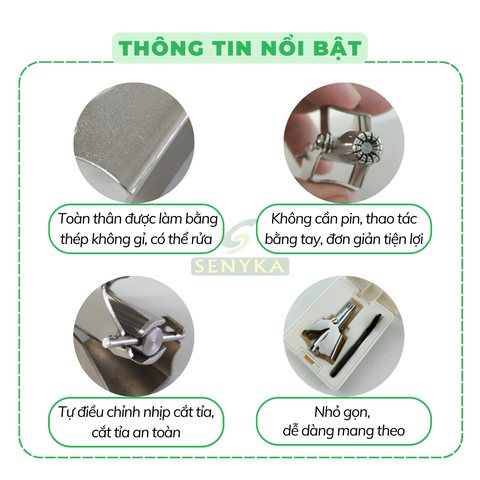 Dụng cụ tỉa lông mũi cầm tay tiện lợi, chất liệu thép không rỉ bền bỉ - Dạng que
