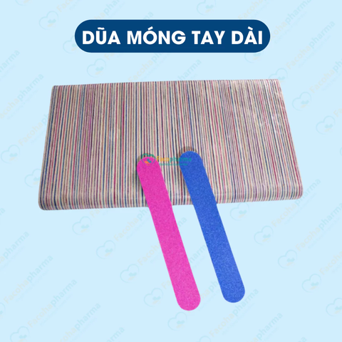 Cây dũa móng tay nhám 2 mặt nhỏ gọn tiện lợi dễ dàng bỏ túi