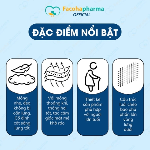 Đai lưng cột sống Vantelin Nhật Bản giúp hạn chế gù lưng, chống đau lưng hiệu quả