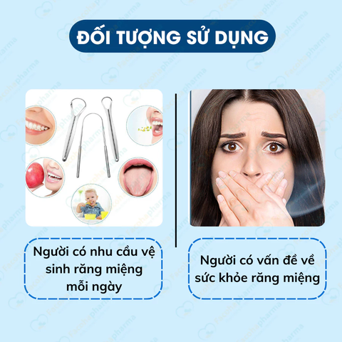 Bộ dụng cụ cạo lưỡi giúp loại bỏ vi khuẩn, mãng bám và hơi thở khó chịu