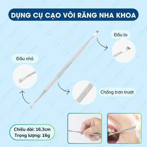Bộ dụng cụ nha khoa chuyên dụng đầy đủ các món, chất liệu inox 304 cao cấp
