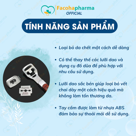 Dụng cụ chà gót chân giúp cạo lớp da chết tiện lợi tại nhà chất liệu thép không gỉ
