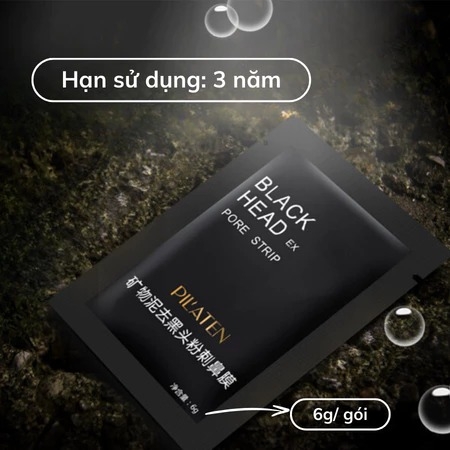 Gel lột mụn đầu đen, mụn cám Black Head giúp làm sạch sâu se khít lỗ chân lông (6g/gói)