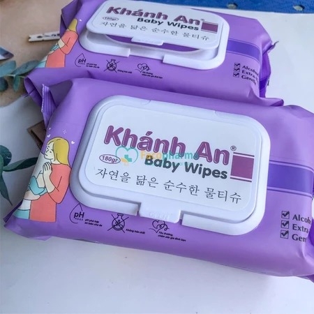 Khăn giấy nước Baby Wipes cho bé mềm mại không gây kích ứng giúp da bé mịn màng