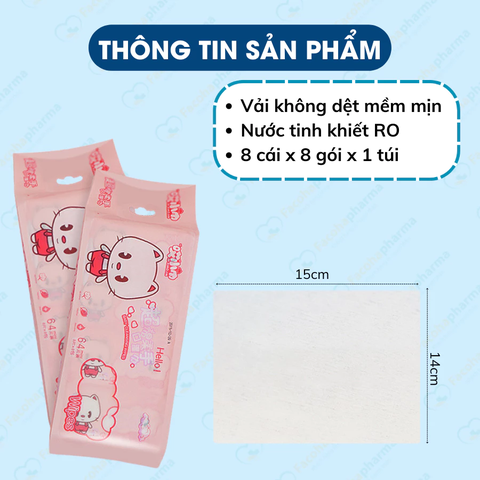 Khăn giấy ướt mini bỏ túi tiện lợi, nhỏ gọn giúp duy trì vệ sinh cá nhân mọi lúc