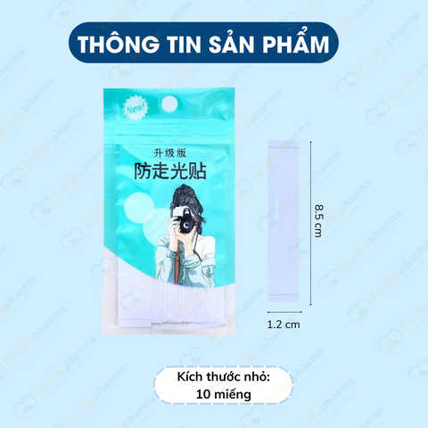Miếng dán cố định quần áo bằng keo 2 mặt bền bỉ bịch 10 miếng
