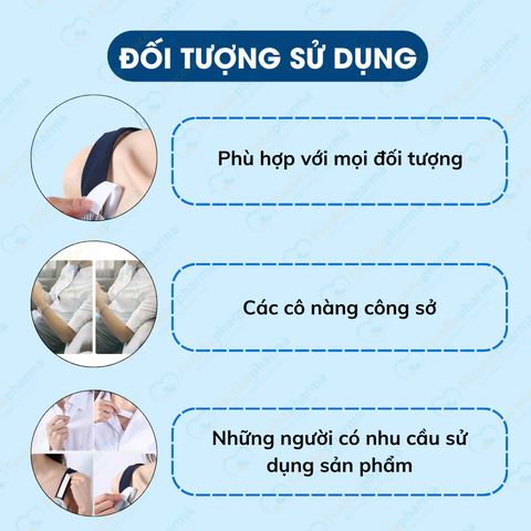 Miếng dán cố định quần áo bằng keo 2 mặt bền bỉ bịch 10 miếng