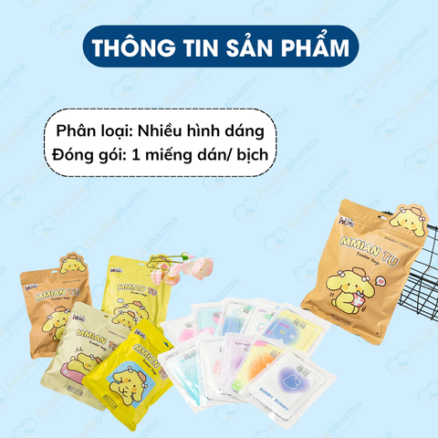 Miếng dán giảm đau bụng kinh giúp làm ấm cơ thể, giảm đau hiệu quả