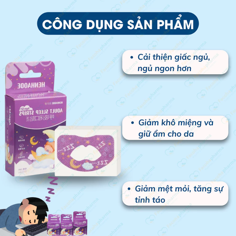Miếng dán miệng khi ngủ giúp giảm tiếng ngáy, cải thiện chất lượng giấc ngủ