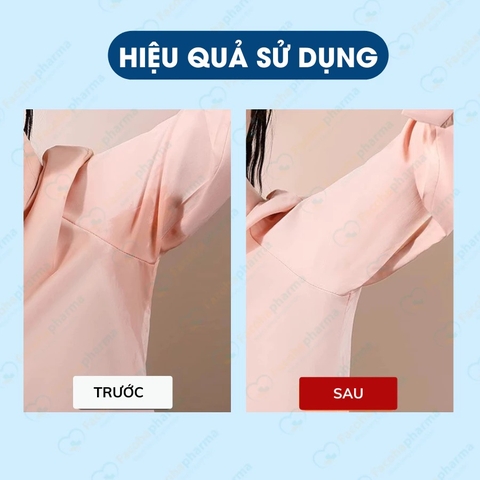 Miếng dán thấm mồ hôi nách cao cấp khử mùi bằng công nghệ ion, hiệu quả suốt 12h