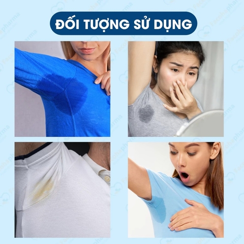 Miếng dán thấm mồ hôi nách cao cấp khử mùi bằng công nghệ ion, hiệu quả suốt 12h