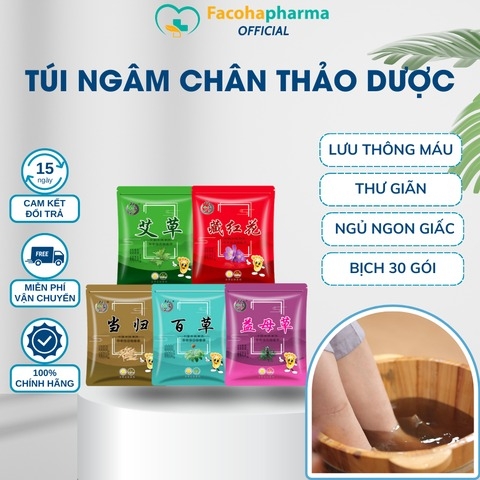 Thảo dược ngâm chân thải độc lưu thông khí huyết, giảm đau nhức xương khớp