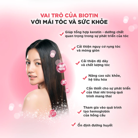 Viên uống DHC Biotin Nhật Bản ngăn ngừa rụng tóc (gói 30 viên)