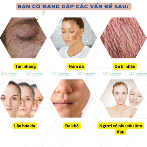 Collagen queen beauty serum 30++ dưỡng chất vitamin c collagen nhau thai cừu giảm thiểu nếp nhăn và lão hóa