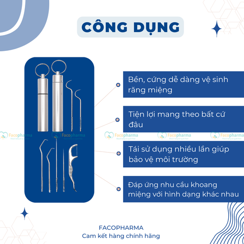 Dụng cụ lấy cao răng bằng tay tại nhà giúp tự làm sạch răng miệng dễ dàng