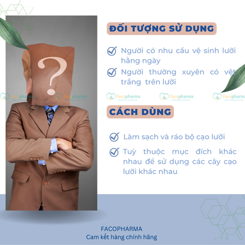 Bộ dụng cụ cạo lưỡi giúp loại bỏ vi khuẩn, mãng bám và hơi thở khó chịu