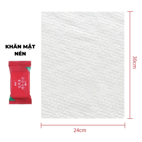 Khăn nén du lịch Hàn Quốc dùng lau mặt, lau tay nhỏ gọn tiện lợi, siêu thấm hút