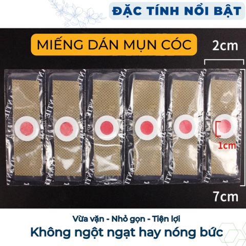 Miếng dán mụn cóc lành tính giúp loại bỏ, ngăn chặn mụn cóc (6 miếng)
