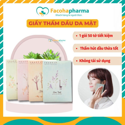 Giấy thấm dầu da gói 50 tờ CN051.00
