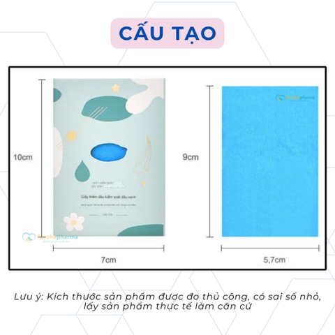Giấy thấm dầu da gói 50 tờ CN051.00