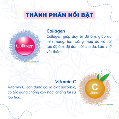 Nước uống trắng da Collagen 9X Plus 16000 cung cấp vitamin C nhau thai cừu giúp sáng da chống lão hóa mất ngủ chai 50ml