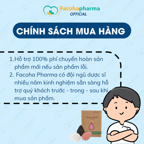 Bông rửa mặt bọt biển Konjak dụng cụ chăm sóc da mặt rửa mặt làm sạch sâu tự nhiên tẩy tế bào chết da mặt