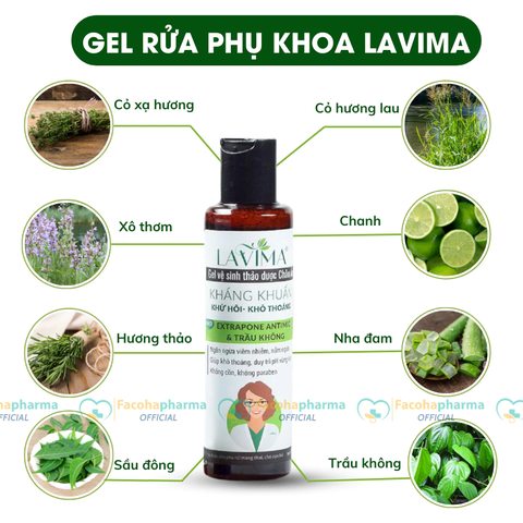 Combo sản phẩm phụ khoa Lavima liệu trình 1 tháng ngăn ngừa viêm nhiễm nấm ngứa vùng kín